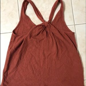 Madewell Tops - Madewell burnt orange knot back tank EUC xsmall Madewell Tops - Madewell burnt orange knot back tank EUC xsmall